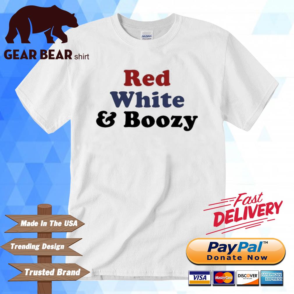 Premium red White And Booze Shirt