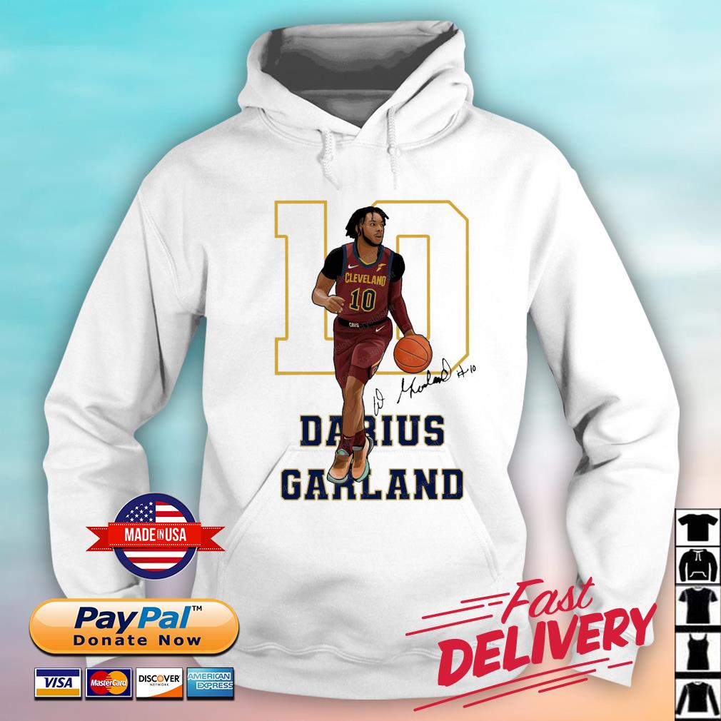 10 Darius Garland Dunk Cleveland Cavaliers Darius Garland Basketball Signautre Shirt hoodie