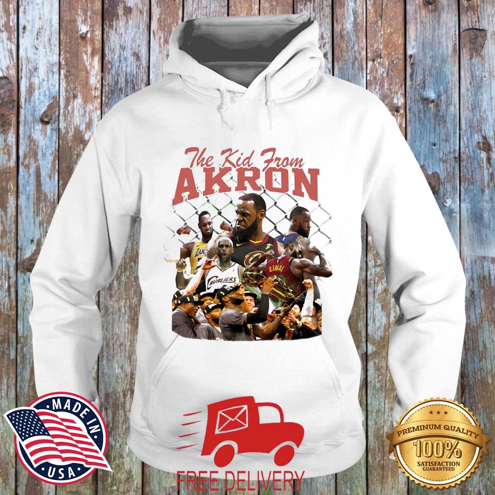 Lebron James the kid from Akron s MockupHR hoodie trang