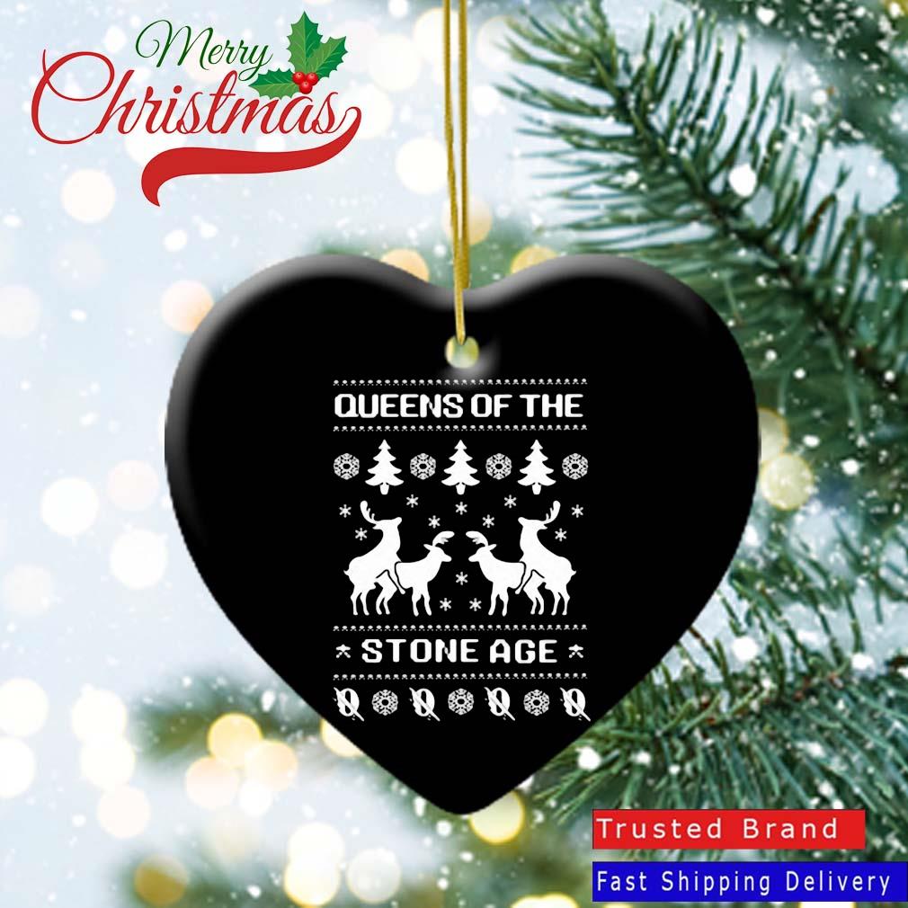 Queens Of The Stone Age Ugly Christmas Ornament Heart